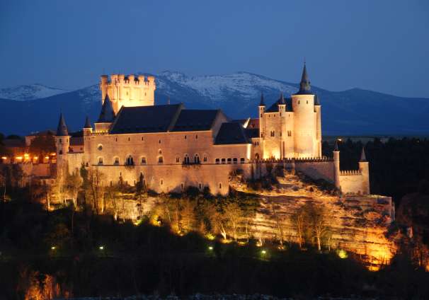 Panorámica nocturna Alcazar